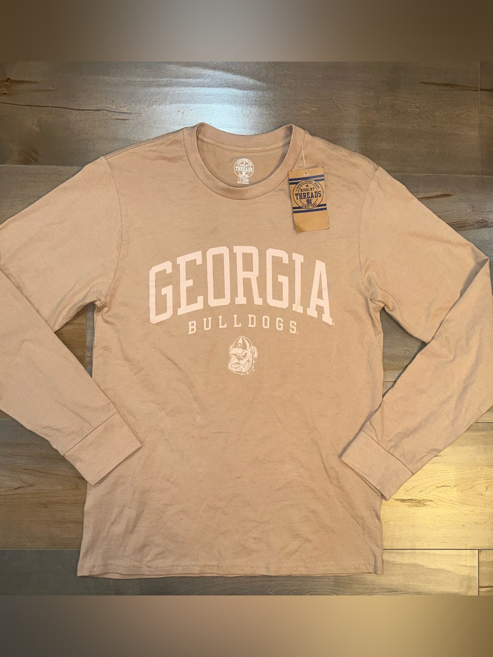 Rivalry Threads Georgia Bulldogs Long Sleeve Tee - Tan